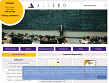 Tablet Screenshot of albero.pl